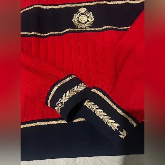 Vintage St. John preppy trendy logo emblem nautical sweater - Picture 8 of 8